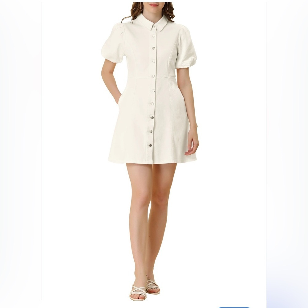 Blank NYC White Denim Dress